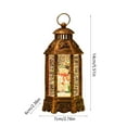 thumbnail image 3 of Christmas Snow Globe Lantern Christmas Decorations, Xmas Gifts Christmas Vintage Home Decor Indoor, Christmas Sparkling Lantern, Holiday Party Gift, 3 of 6