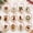 B, variant on 12PCS DIY Felt Christmas Ornament Kit,Hand Embroidery Christmas Ornaments kit, Beginner Craft Set for Adults, Hanging Set, Cross Stitch Pattern, Decoration Making Materials, B