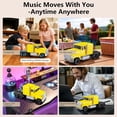 thumbnail image 5 of WSTER WS-570 Big Truck Model Bluetooth Speaker with USB TF Card AUX FM Radio TWS Pairing for Home OutdoorBeach Stereo Audio Subwoofers Birthday Gift(Yellow), 5 of 10