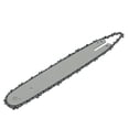 thumbnail image 3 of 14 Inch Chain Saw Guide Bar With 2pcs Chains For 017 Ms170 Ms171 Ms170/ms180/ms230/ms250 All Types, 3 of 5