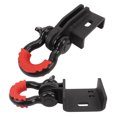 thumbnail image 1 of Kit de Montaje de Grillete de Gancho del Gancho Delantero, 57000 Libras de Resistencia a la Ruptura de Revestimiento Negro de Polvo de Polvo Soporte del Gancho Delantero 1 Par para, 1 of 7