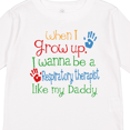 thumbnail image 4 of Inktastic Respiratory Therapist like Daddy Boys or Girls Long Sleeve Toddler T-Shirt, 4 of 5