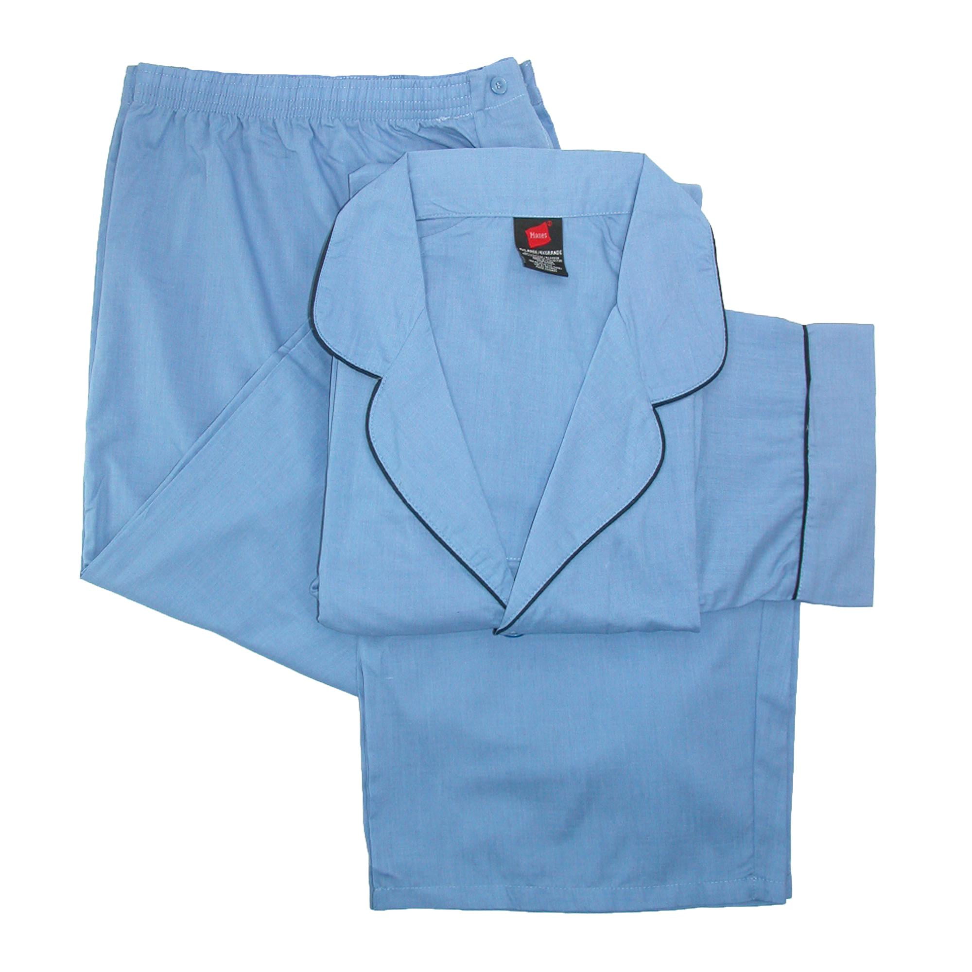 XL Hanes Long Sleeve Pajamas S L M 2XL