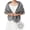 E Grey, variant on Women's Wedding Faux  Shawls and Wraps Bridal  Scarf Stoles with Brooch for Bride and Bridesmaids