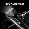 thumbnail image 6 of MENHOOD Battery Powered Waterproof Cordless Grooming Trimmer 2.0 for Men, with 4000k LED Spotlight & Power Status Display, Sensitive Skin Technology,150Min Runtime, 6 of 9