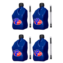 VP Racing Fuels Utility Jug Deluxe Hose - 5.5 Gallon, 4 Pack, Blue