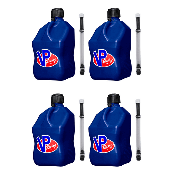 VP Racing Fuels Utility Jug Deluxe Hose - 5.5 Gallon, 4 Pack, Blue