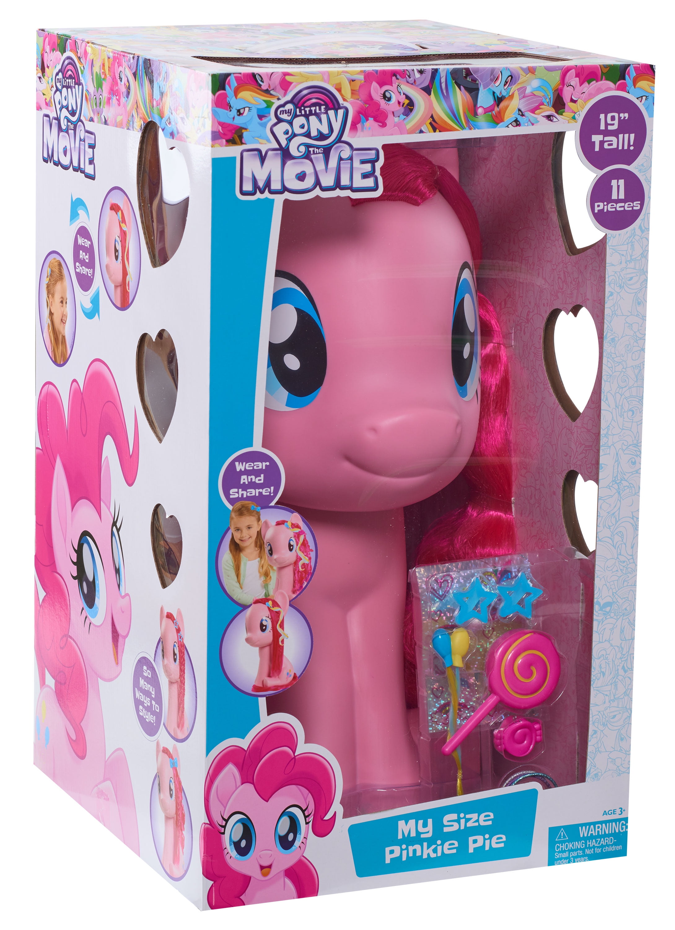 my little pony styling head pinkie pie