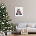 thumbnail image 2 of Festive Red Truck Christmas Presents Snowscape Flurry Transportation Painting Gallery-Wrapped Canvas Print Wall Art, 2 of 5