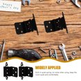 thumbnail image 4 of HEALEEP 2Pcs Kitchen Cupboard Hinges Metal Black Noise Reduction for Other Cabinet Doors, 4 of 8
