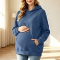 thumbnail image 5 of WAGUTH Maternity Nursing Hoodie for Women Long Sleeve Pullover Sweatshirt with Discreet Breastfeeding Zippers and Pocket for Fall Winter, 5 of 6