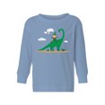 thumbnail image 1 of Awkward Styles St Patricks Day Toddler Long Sleeve Shirt Irish Elf Dinosaur Girls Boys T-shirt Proud Irish, 1 of 4