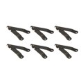 thumbnail image 3 of 10 Sets Folding Support Hinge Antirust Corrosion Resistant Iron Lid Support Hinge for Wooden Boxes Jewelry Case Cabinet, 3 of 4