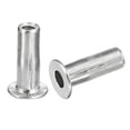 thumbnail image 1 of Tuercas Remachadas de Agarre Múltiple 1/4-20, Paquete de 8 Tuercas de Inserción Pre-Bulbadas de Acero Inoxidable 304, 1 of 5