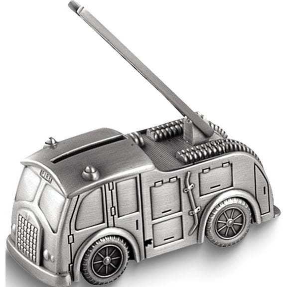 Fashion Fire Truck Bank (4.75 X 3) Made In China gm1933