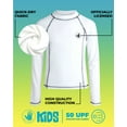 thumbnail image 2 of Body Glove Boys' Rash Guard – UPF 50+ Quick Dry Sun and Sand Protection Long Sleeve Swim Shirt (2T-14), 2 of 7