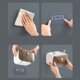 thumbnail image 2 of Tissue Box,Waterproof Transparent Window Wall Mounted Tissue Box Covers,Convenient and Practical Tissue Holder, Lightweight Tissue Box Holder,Cute Tissue Holder(White)19.5*13.2*13cm, 2 of 5