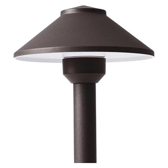 Pro-Trade PT-PTH1-BZ-LED Light Fixture 15" Riser Aluminum Housing Bronze Finish Includes 2.5W 2700K T3 LED Bulb 180 Lumens Outdoor Landscape Lighting
