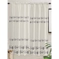 thumbnail image 5 of Vintage Botanical Living Room Curtains 2 Panel, Herb on Beige Leaves Retro Country Cafe Window Treatment, Extra Long Farmhouse Bedroom Bathroom Kitchen Curtains Drapes 104"x72", 5 of 6