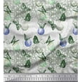 thumbnail image 1 of Soimoi Rayon Fabric Egg & Butterfly Printed Fabric 1 Yard 42 Inch Wide, 1 of 1