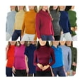 thumbnail image 7 of ToBeInStyle Women's Single Randomly Selected Mock Neck Sweater - Large, 7 of 7