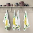 thumbnail image 2 of Cute Golden Hearts Pineapple Dish Towels Set of 6, Cartoon Washable Tea Towels Dishcloths Lint-Free 18x28 Inch Fast Drying for Home Kitchen Clean, 2 of 7