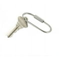 thumbnail image 3 of C5206 2-1/4" Nickel Matte, Oval Key Ring w/ Spring, Solid Brass-LL, 3 of 4