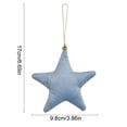 thumbnail image 3 of 5PCS Light Blue Five-Point Star Pendant - Soft Decorative Star Ornament, Pendant Decoration for Birthdays, Holidays, Housewarming, Home Decor & Festive Decoration, 1pc, 3 of 6