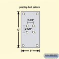 thumbnail image 3 of Pedestal para buzones de correo, baúl de correo y entrega de paquetes de correo al borde de la carretera, 3 of 3