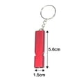 thumbnail image 6 of sunsanly 4Pcs Double Tube Emergency Whistles Clear Loud Sound Compact Size Portable Corrosion-Resistant Safety Survival Whistles with Keyring, 6 of 8