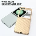 thumbnail image 3 of Dteck Case for Samsung Galaxy Z Flip 5,Shockproof Hard PC Case Non-Slip Slim Back Cover for Galaxy Z Flip 5 5G,Gold, 3 of 6