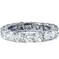 thumbnail image 4 of Pompeii 3ct Trellis Diamond Eternity Wedding Ring 14K White Gold (I/J,I2-I3), 4 of 4