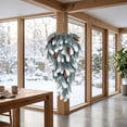 thumbnail image 5 of ALORINA Christmas Pine Teardrop Swag with Pinecones, 29.13 Inch Hanging Greenery for Wall Door and Winter Home Decor, 5 of 7