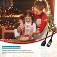 thumbnail image 5 of 2Pcs Mini Silicone Spatula Serving Spatula Flexible Nonstick Serve Turner Heat Resistant Cookie Slotted Spatula for Eggs in Small Frying Pan Cookie Batter Lemon Baked, 5 of 6