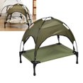 thumbnail image 1 of Cama De Mascotas Elevada Con Dosel, Cuna Sombra Más Grande, Para Perros Al Aire Libre Portátil Pies Goma Sin Deslizamiento,, 1 of 7
