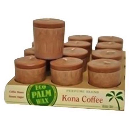 - Aloha Bay Perfume Blend Votive Candle, Kona Coffee - 2 Oz, 12 Ea