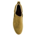 thumbnail image 2 of YDN Women Chic Round Toe Side Zippers Ankle Boots Chunky Block Low Heels Booties Business Working Daily Shoes Size 13 Olive, 2 of 4
