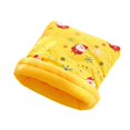 thumbnail image 1 of Bolsa de dormir Farfi para hámster, cálida, con estampado grueso, para mascotas pequeñas, color amarillo oscuro, 1 of 5