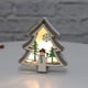 thumbnail image 2 of Colgante de madera iluminado para Navidad, decoración festiva, luz de noche con forma de oso, 2 of 6