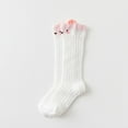 thumbnail image 1 of Faithtur Baby Over Knee Stockings Cartoon Animals Patterns Ruffled Soft Socks, 1 of 3