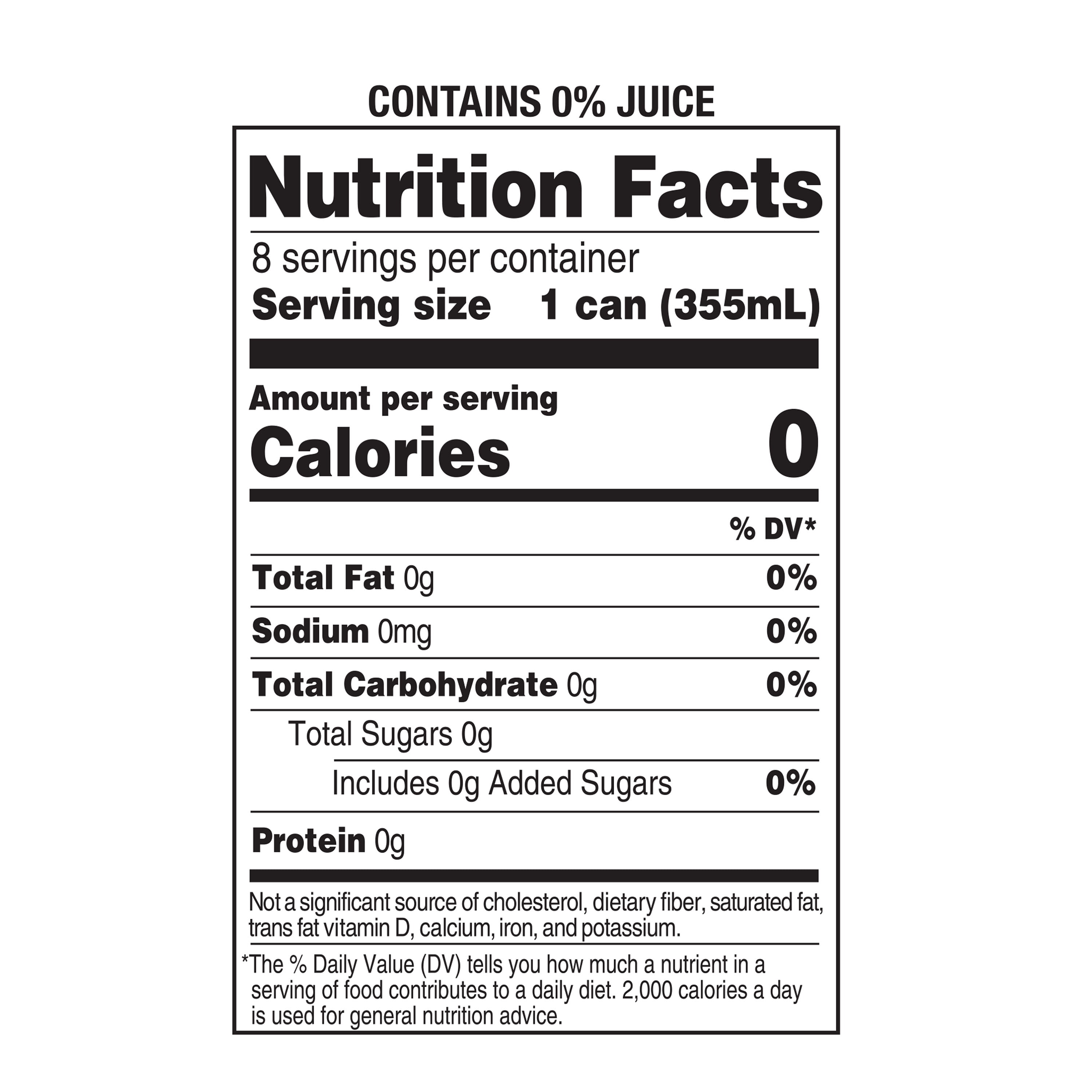 Clear American Strawberry Sparkling Water, 12 fl oz, 8 Count