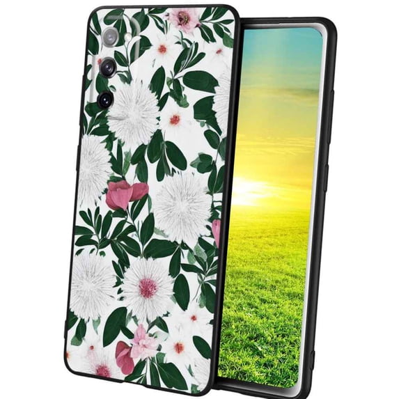 Floral-321 Phone Case, Degined for Samsung Galaxy A02S(US Model) Case Men Women, Flexible Silicone Shockproof Case for Samsung Galaxy A02S(US Model)