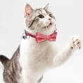 thumbnail image 4 of Cheers.US Pet Necklace Plaid Pattern Decor Accessories Adjustable Pet Dogs Cats Bowknot Collar with Bell Suitable for Both Small Dogs and Cats for Daily Wearing, 4 of 9