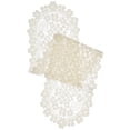 thumbnail image 1 of Heritage Lace Dogwood Runner, 14 by 53-Inch, Ecru, 1 of 3