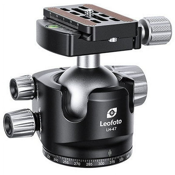 Leofoto  Series Low Profile Ball Head & QR Plate, Arca, Black