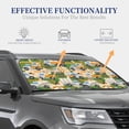 thumbnail image 4 of Wukai Pare-Soleil avant pour Pare-Brise de Voiture, Protection Intérieure Automobile contre les Rayons UV-Moyen, 4 of 6