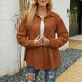 thumbnail image 4 of Hauts pour Femmes Mode Imprimé Blouse Ample à Manches Longues Col Rond Décontracté Tendance Respirant Pull-Over Grande Taille (Large, Orange), 4 of 6