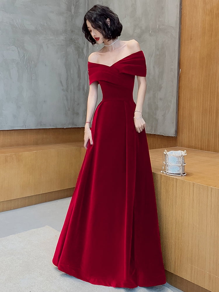 strapless open back dress Luxury Red Mermaid Long Formal Dresses Overskirt Evening Dress 241096   SELINADRESS