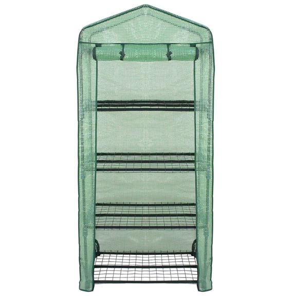 Portable Mini 4 Tier Greenhouse Waterproof with PE Cover Green House Portable
