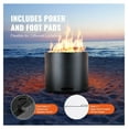 thumbnail image 6 of Smokeless Fire Pit Wood Burning Stove 15" Stainless Steel Outdoor Portable Bonfire, 6 of 8